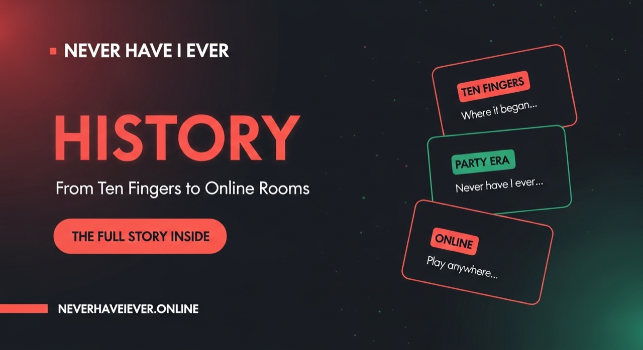 The History of Never Have I Ever: From Ten Fingers to Online Rooms