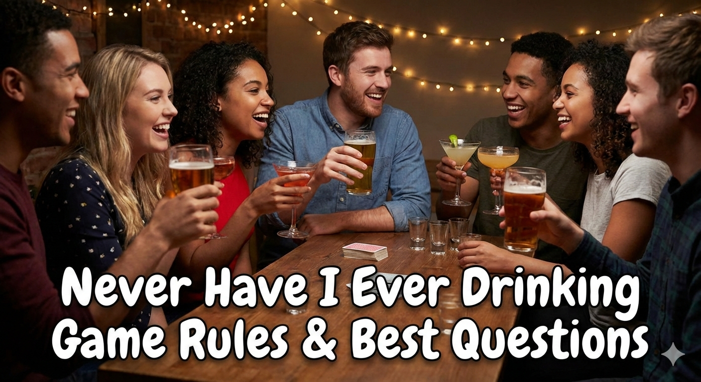 Never Have I Ever Drinking Game Rules & Best Questions Never Have I Ever Drinking Game Rules & Best Questions